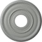 Ekena Millwork Valeriano Ceiling Medallion (Fits Canopies up to 6 1/4"), 12 1/8"OD x 3 5/8"ID x 3/4"P, Primed White CM12VA - alternate 1